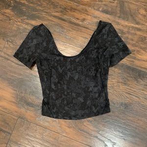 Black Lululemon Align T-Shirt🖤